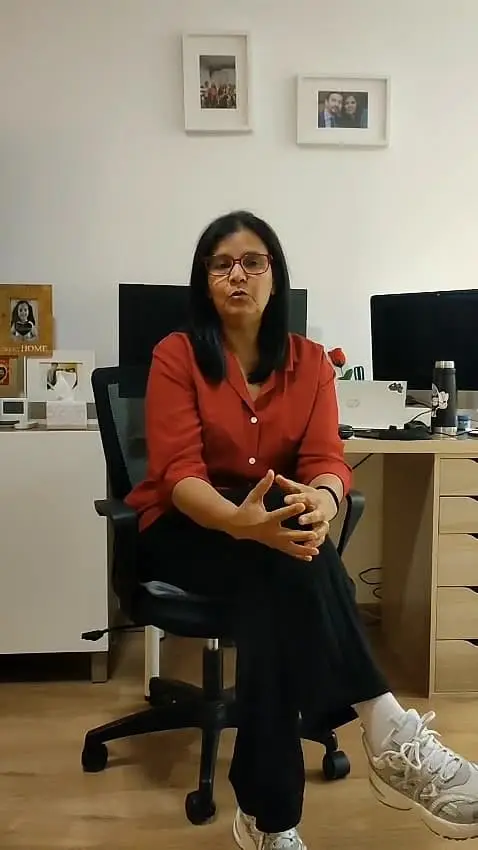 Fotograma del testimonio de Elisa