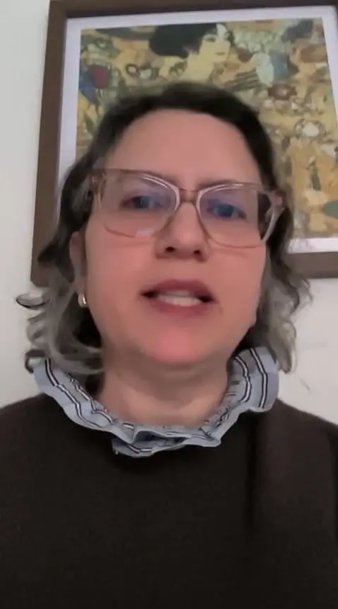 Fotograma del testimonio de Gema